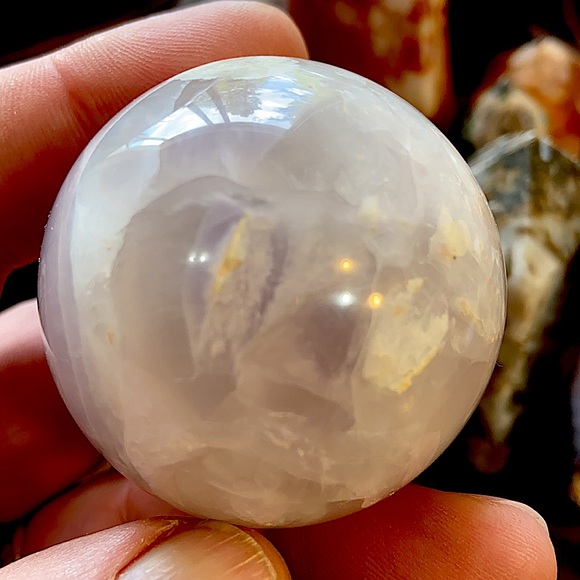 🔥SALE🔥 Lavender Fluorite Crystal Sphere! - Picture 6 of 6